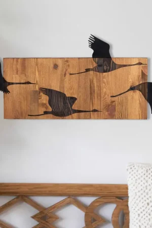 Enzo Decoratieve houten wandaccessoire | Houten lijst | 90,5 x 34,5 cm Gecertificeerd