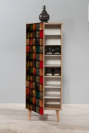 Filinta Schoenenkast | 100% MELAMINE | Sonoma Eiken Fabrieksprijs