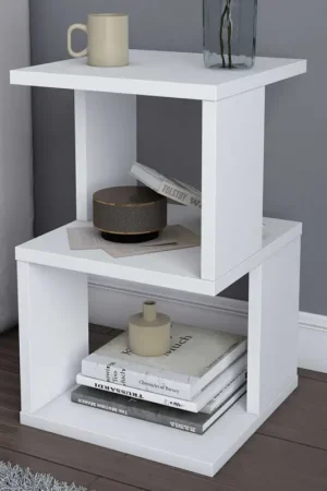 Lage Kosten Carter Nachtkastje | 100% MELAMINE | Wit