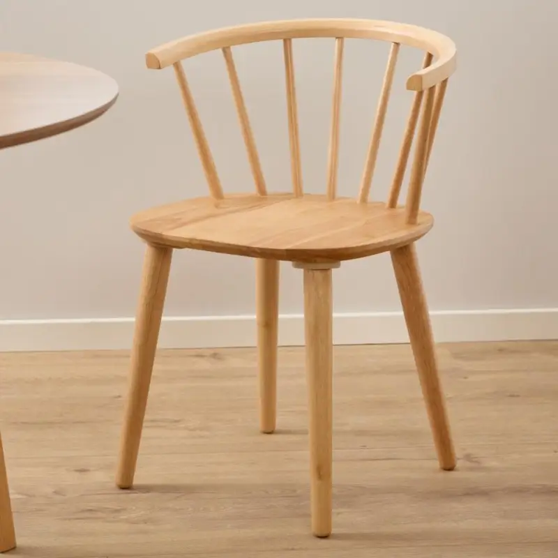Eetkamerstoel Ida - 51x51x75cm - rubberhout Gratis Retour