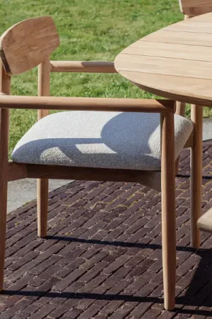 Tuinstoel Leandro Gescova - Massief Teakhout - 56x57x82cm - Bruin Laatste Versie