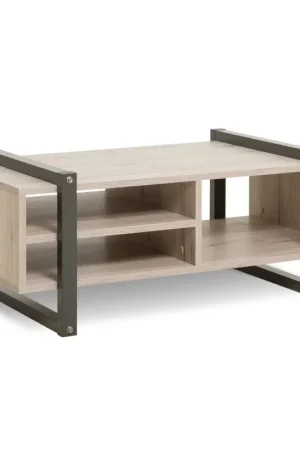 Actieprijs Salontafel Brooklyn 100x60 industrieel - eik