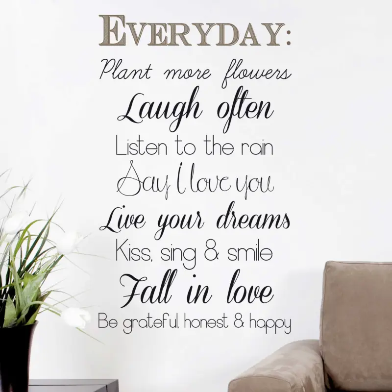 Muursticker Everyday Favoriet