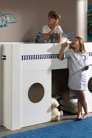 Halfhoogslaper Freya met speelruimte - wit Exclusieve Aanbieding