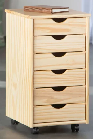 Ladeblok Lena hout met wieltjes - den Superprijs