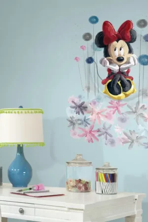 RoomMates muurstickers - Minnie Floral Graphic Op = Op