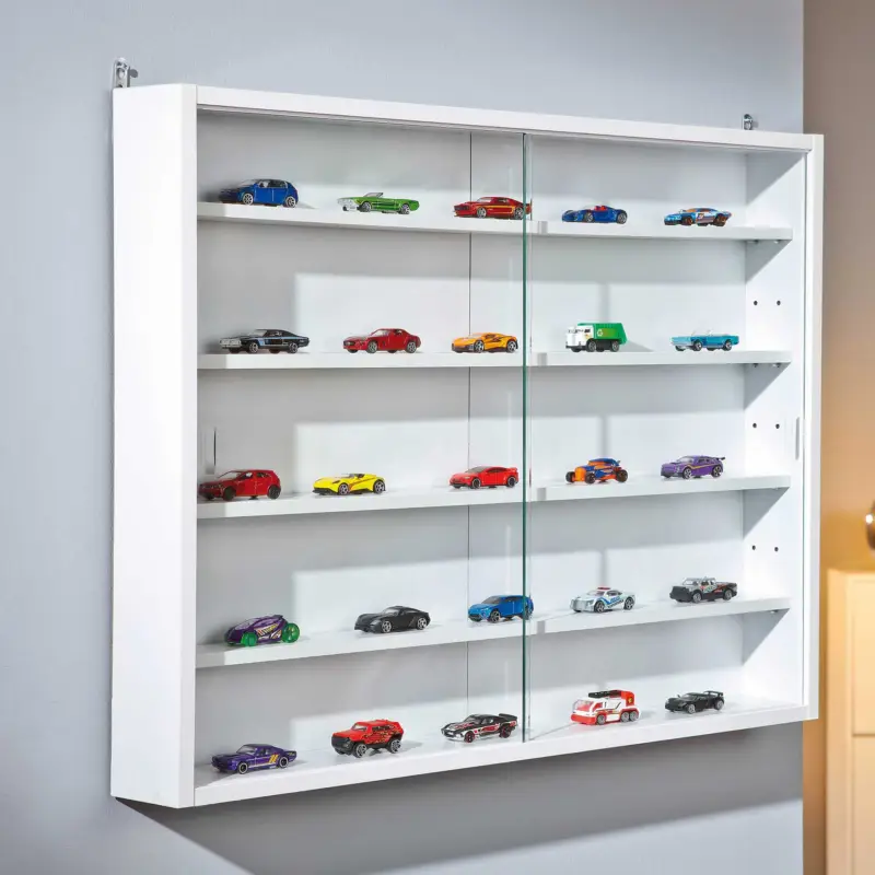 Wandvitrinekastje Collecty - wit Express Levering