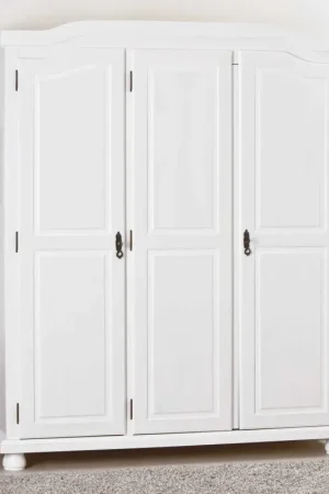 Kledingkast Bastian 150cm met 3 deuren - wit Merkproduct