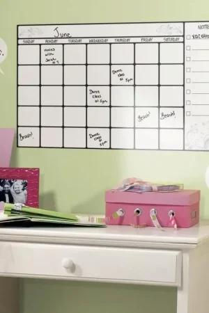 Laatste Versie RoomMates muurstickers - Kalender whiteboard