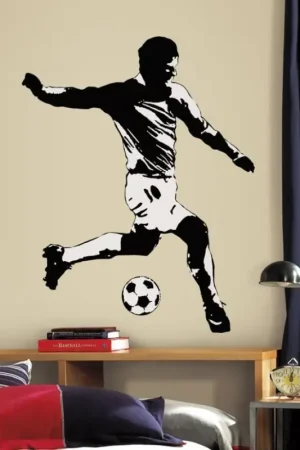 Actieprijs RoomMates muurstickers - Voetbalspeler