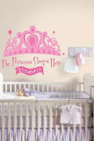 RoomMates muurstickers - Princess sleeps here Finale Uitverkoop