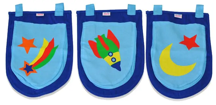 Set van 3 opbergzakjes Astro Express Levering
