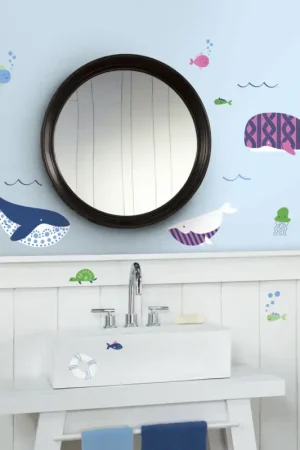 Muurstickers Sea Whales - set van 50 stickers Meest Verkocht