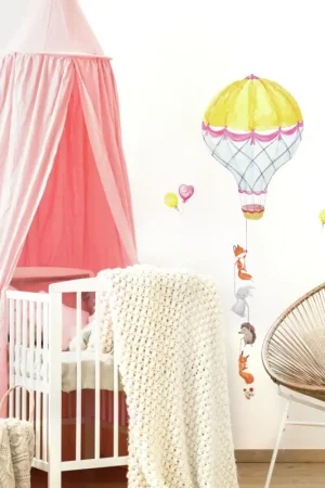 Koop Online Muurstickers Hot Air Balloon Pals