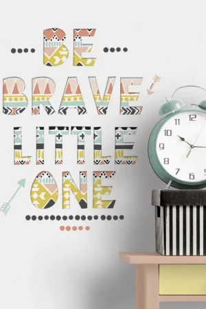 Muursticker Be Brave Little One Populair