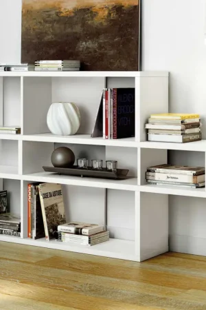 Boekenkast Lisbon 1 - wit Laatste Kans
