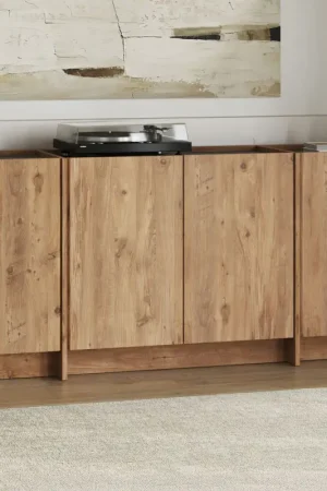 Op = Op Sidetable Dorma - 100% MELAMINE - Atlantische den - 80 x 45 x 180 cm