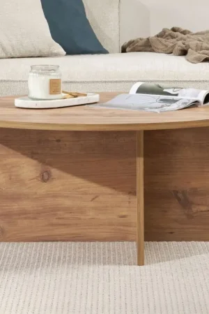Salontafel Soleil - 100% MELAMINE - Atlantische den - 40 x 90 x 90 cm Superprijs