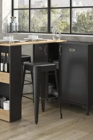 Barmeubel Manchester | 60 x 60 x 40 cm | Helvezia Oak-design Korting