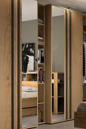Weekendaanbieding Kledingrek Enzo | 33 x 45 x 235 cm | Helvezia Oak-design