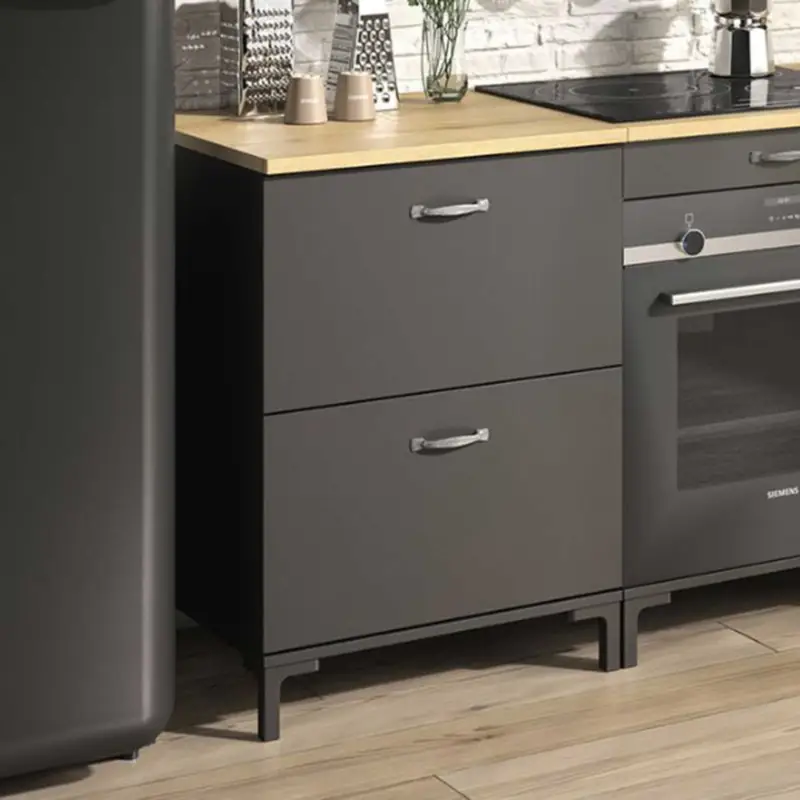 Flitsaanbieding Keukenkast Manchester in Helvezia Oak-Design | 60 x 60 x 86 cm