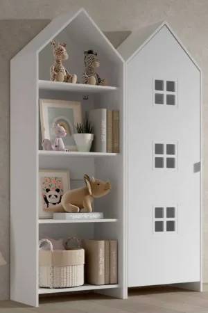 2-delige kledingkast Casami Bruges - 115x37x72 cm - Wit Tijdelijk Beschikbaar