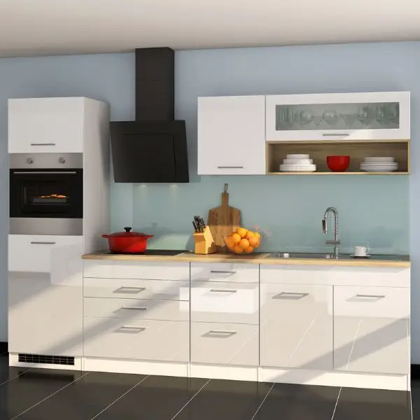 Keukenset Milan | Toestellen niet inbegrepen | High Gloss White Merkproduct