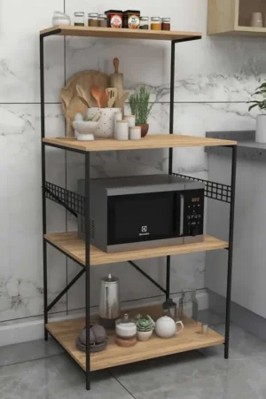 Anemon Multifunctionele kast | 100% MELAMINE | Zwart, grenen Laatste Versie