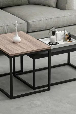 Leka Salontafel | 100% MELAMINE | Zwart Populair