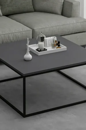 Loni Salontafel | 100% MELAMINE | Antraciet Veilige Betaling