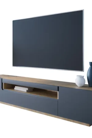 TV-meubel DONE 200 artisan eik / zwart Fabrieksprijs
