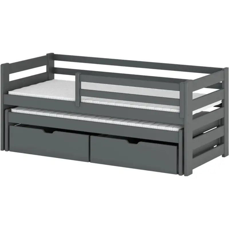 Direct Verzonden Stapelbed 90x190 LISA grafiet