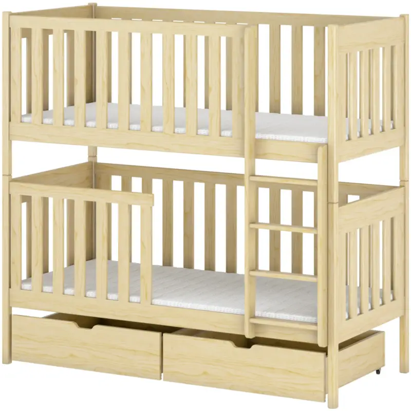 Snelle Levering Stapelbed 90x190 ALVA grenen
