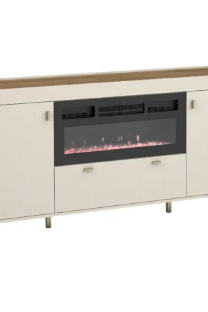 Commode met haard MOSSO 07K kasjmier Direct Verzonden