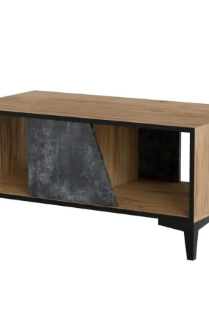 Commode OVO 4D donker beton / oeroud eiken UITVERKOOP Direct Verzonden