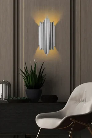Weekendaanbieding Wandlamp Reis Chrome