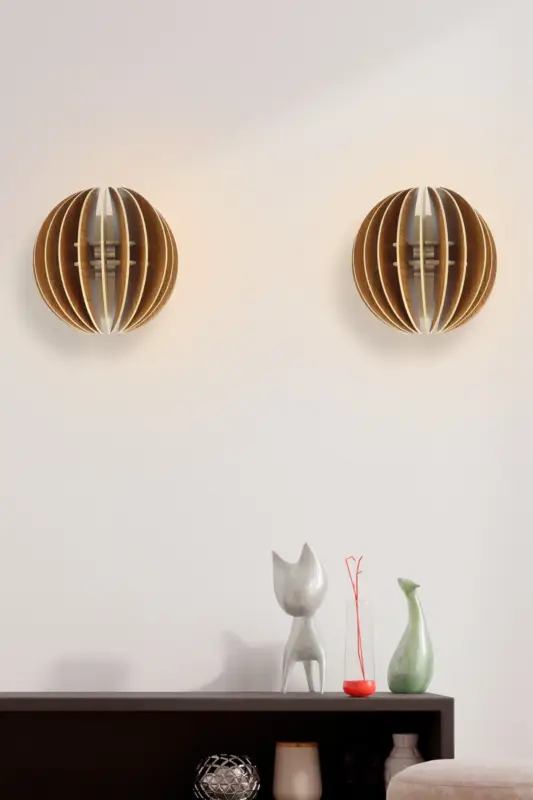 Wandlamp Sahip Walnoot Aanbieding