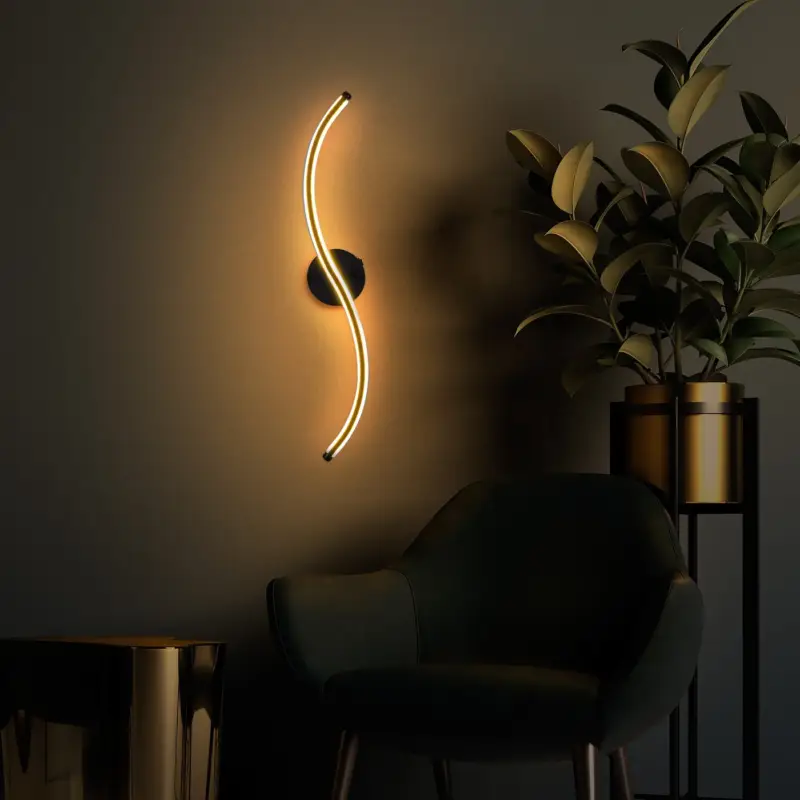 Koop Vandaag Wandlamp Yilan Zwart