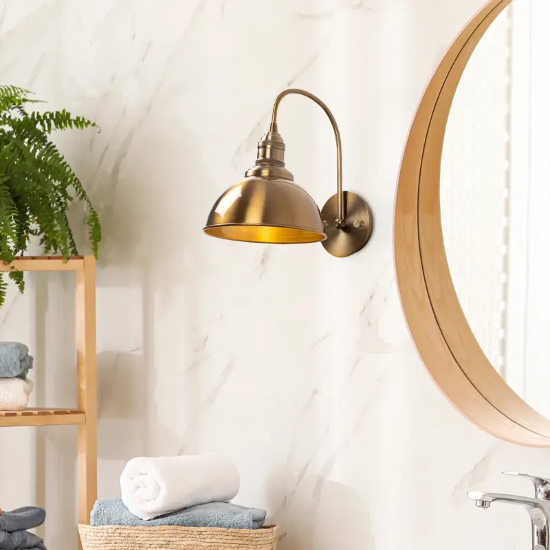 Wandlamp Varzan Goud Express Levering
