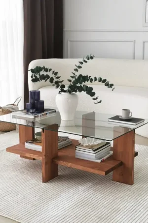 Alleen Vandaag Salontafel Babylon Glas Naturel