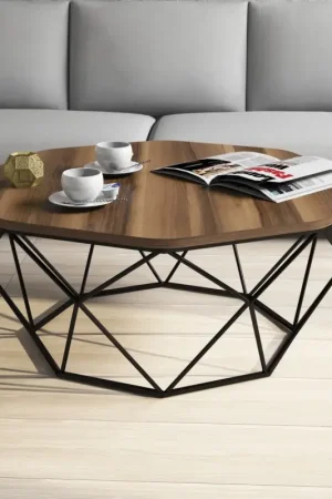Aanbieding Salontafel Diamond Walnoot