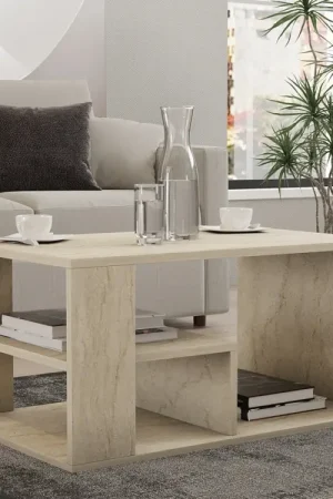 Alleen Vandaag Salontafel Eros Travertinlook 80cm