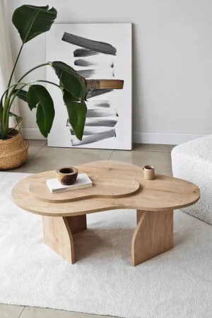 Bestseller Salontafel Melted Naturel 105cm
