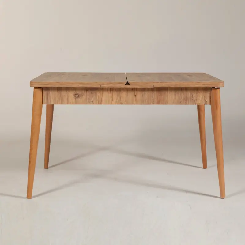 Goedkoop Eettafel Vina Uitschuifbaar Naturel 130-165cm