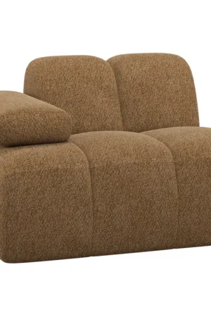 Lage Kosten Woood 1-zits Element Mojo Arm Links Wollig Honinggeel