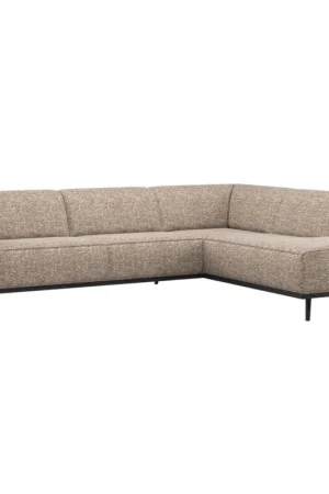 Woood Hoekbank Statement Rechts Lichtbruin Melange Must-Have