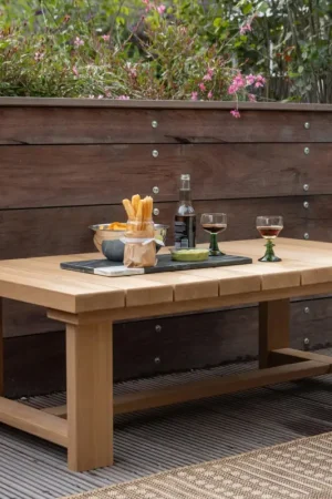 Direct Beschikbaar Woood Salontafel Banco Tuin Ayous Hout Naturel
