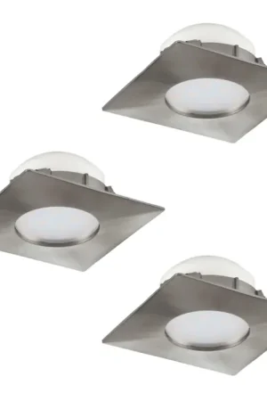 Eglo - Set van 3 LED-inbouwspots PINEDA LED/6W/230V Direct Beschikbaar