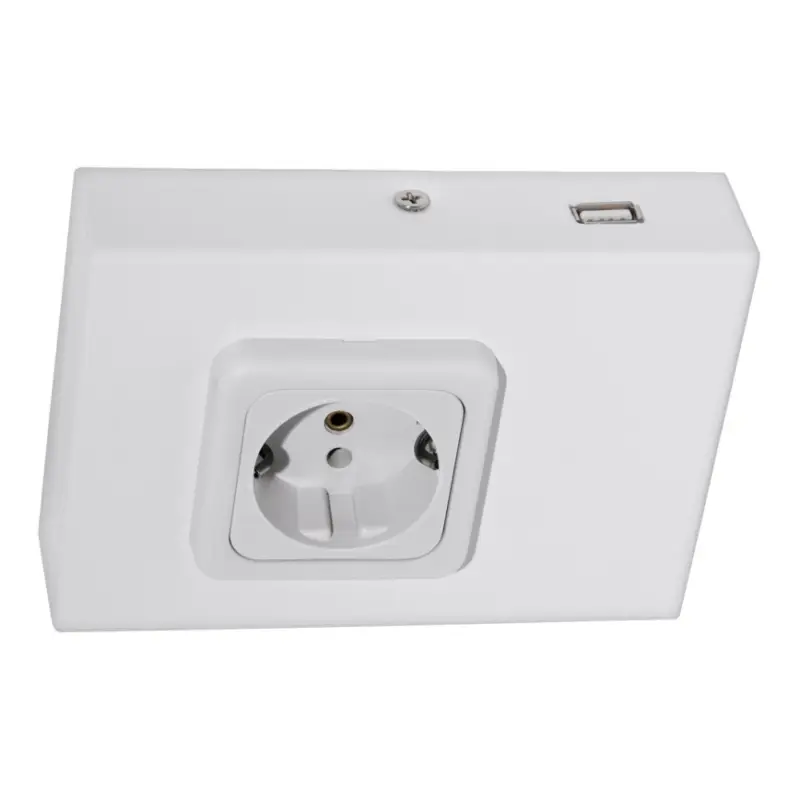 Eglo 94665 - Stopcontact onder keukenkastjes SCHUKO inclusief USB TAXANO Must-Have