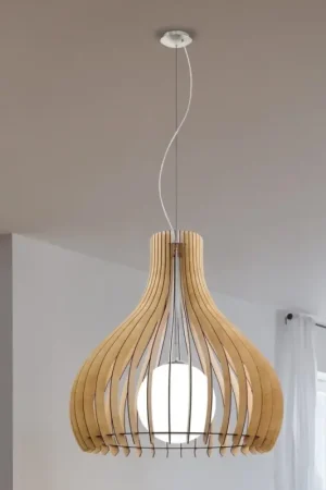 Eglo 96215 - Hanglamp TINDORI 1xE27/60W/230V Alleen Vandaag